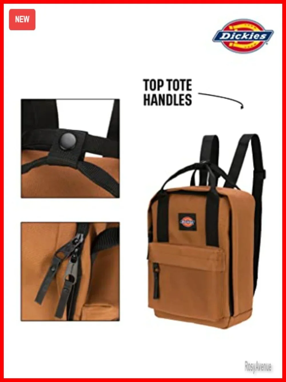 Dickies Mini Backpack Water Resistant Small Travel Daypack